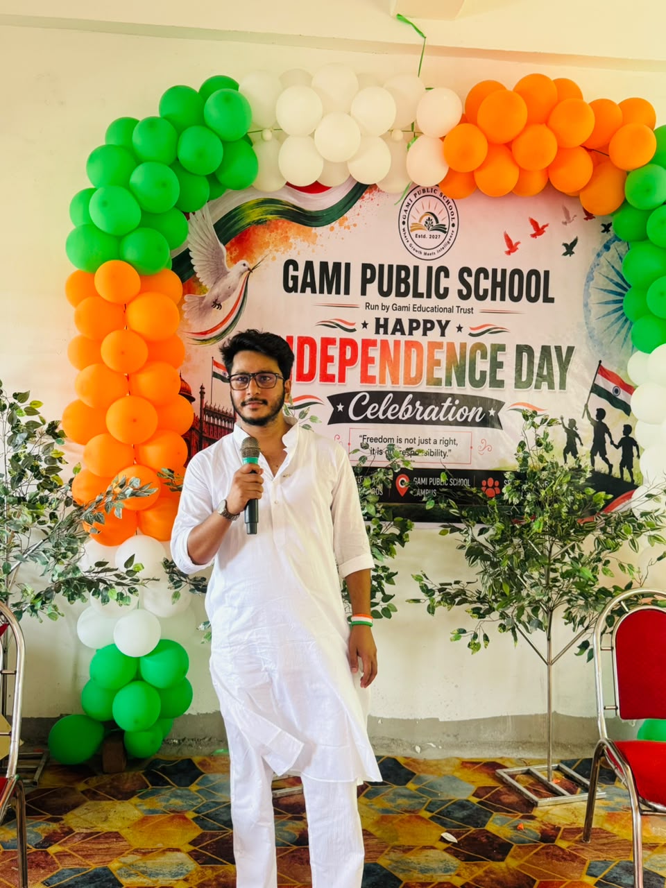 GAMI Public School Independence Day celebration